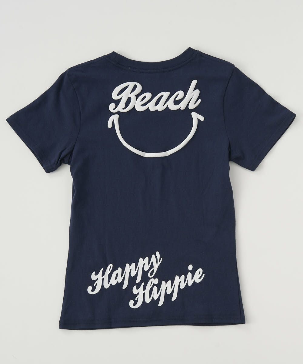 RUSTYキッズ ニコちゃん バックプリント半袖Tシャツ | OCEANweb