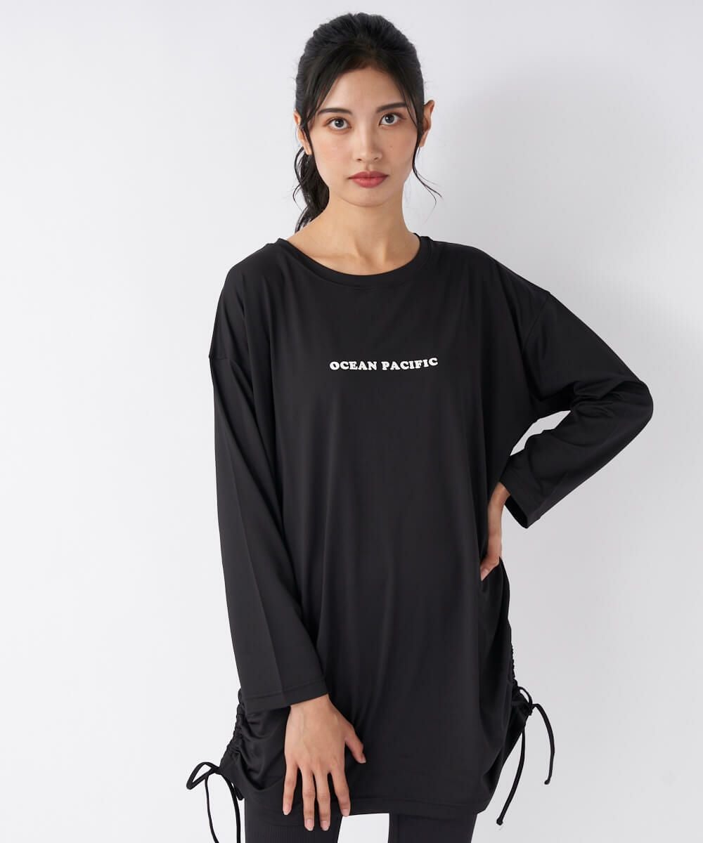 ocean pacificレディース Tシャツ&レギンス付き水着3点セット