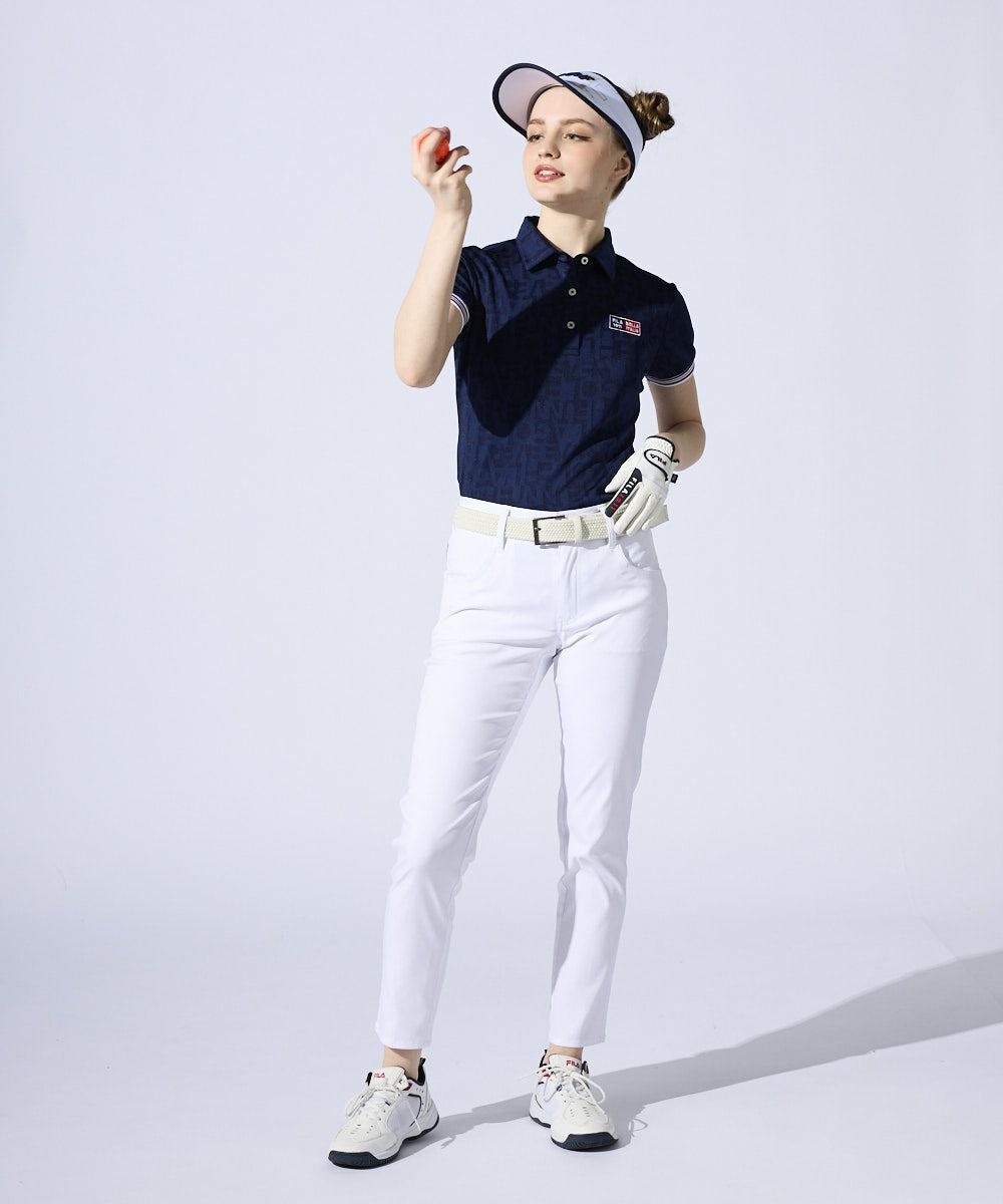FILA GOLFレディース 9分丈パンツ｜撥水加工/吸汗速乾/ストレッチ