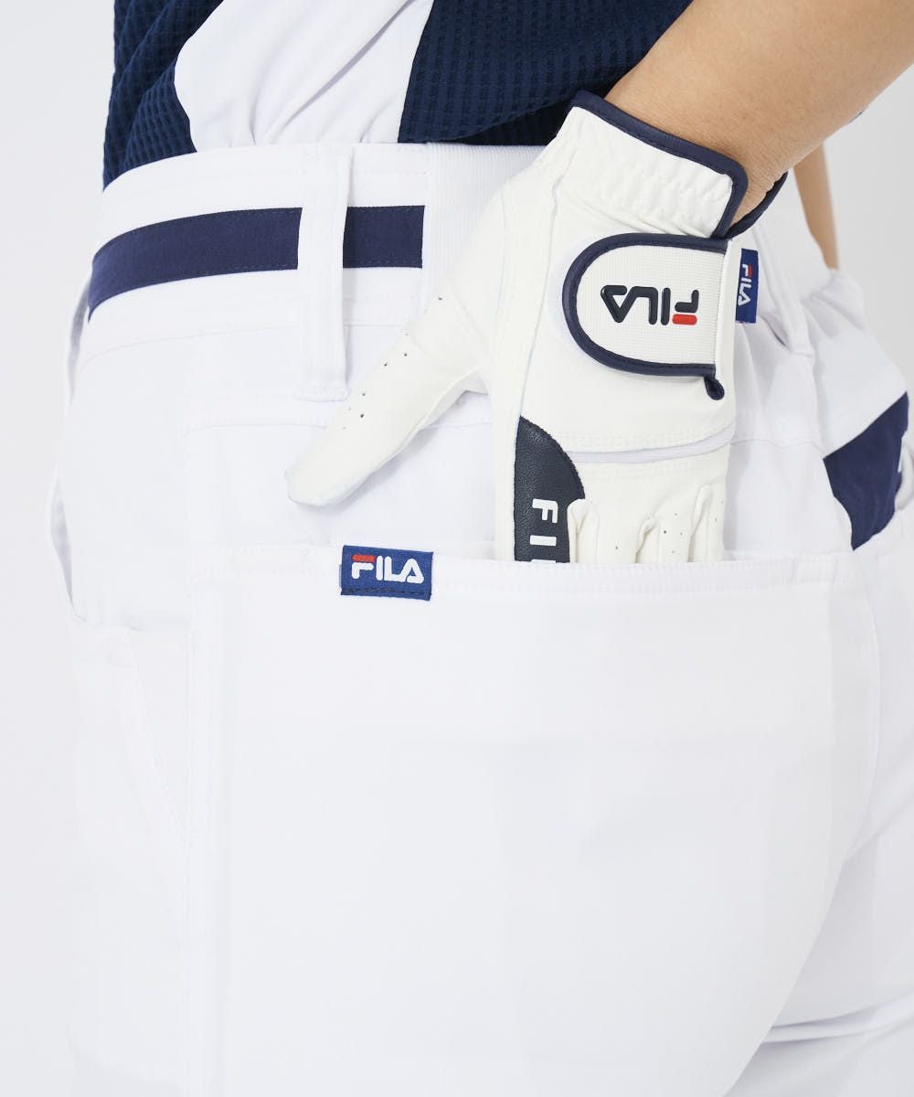 FILA GOLFレディース 9分丈パンツ｜撥水加工/吸汗速乾/ストレッチ