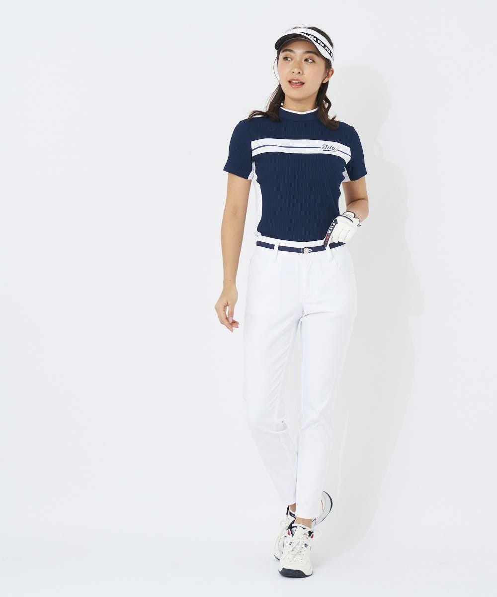 FILA GOLFレディース 9分丈パンツ｜撥水加工/吸汗速乾/ストレッチ