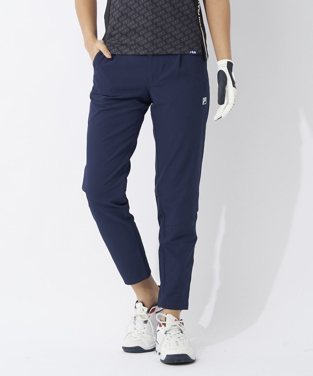 FILA GOLFレディース クロップドパンツ｜4WAYストレッチ/吸汗速乾/UV