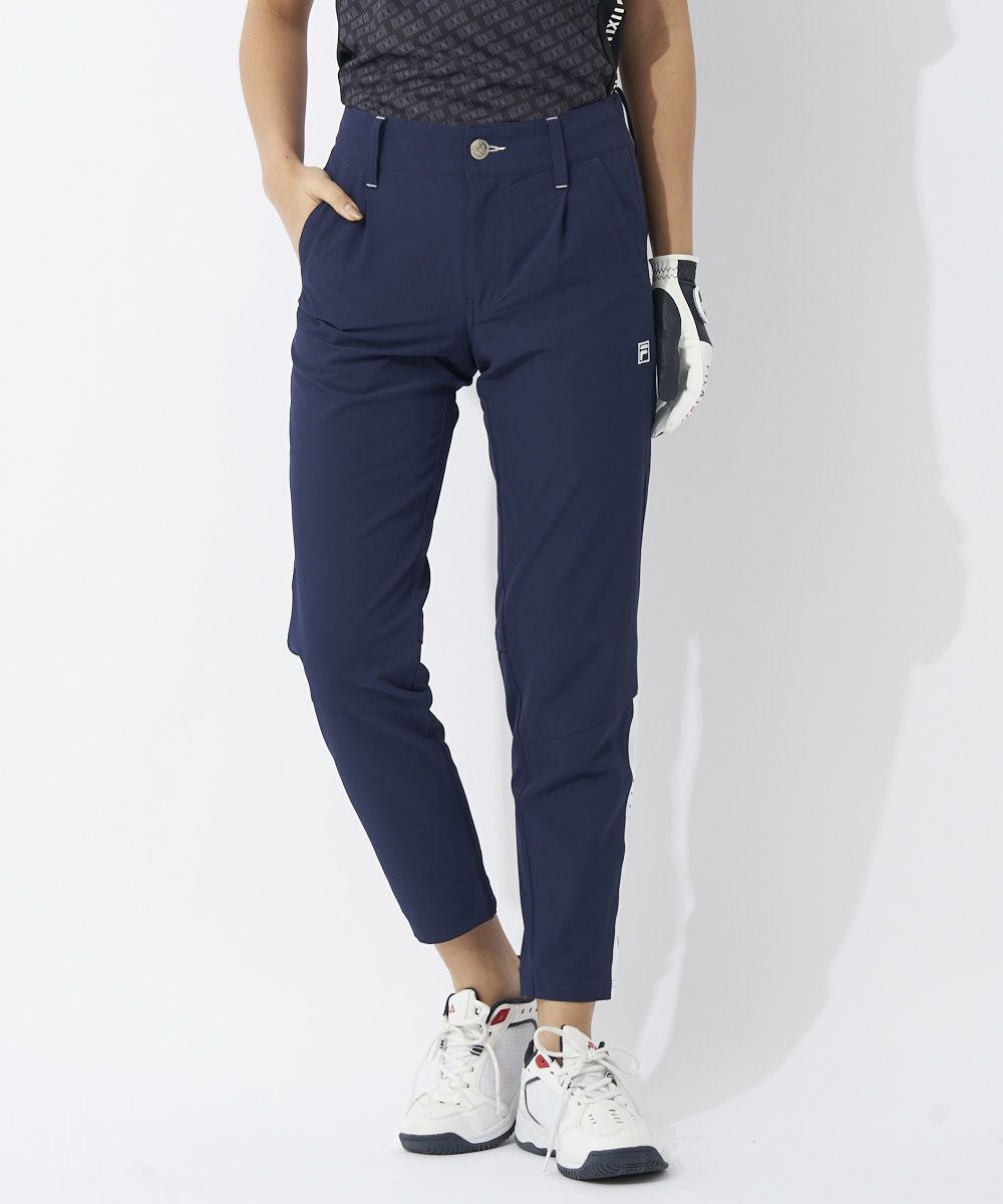 FILA GOLFレディース クロップドパンツ｜4WAYストレッチ/吸汗速乾/UV