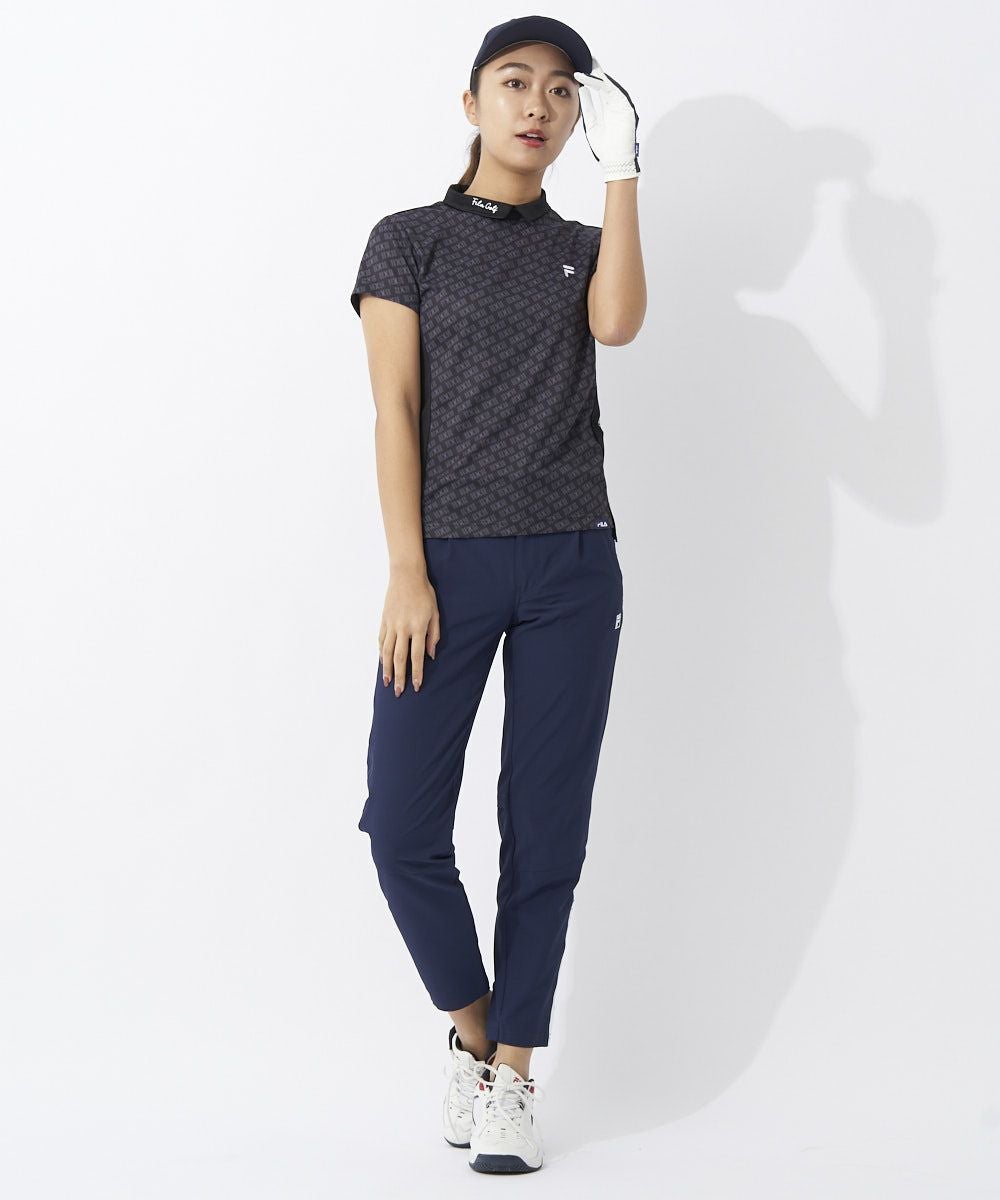 FILA GOLFレディース クロップドパンツ｜4WAYストレッチ/吸汗速乾/UV