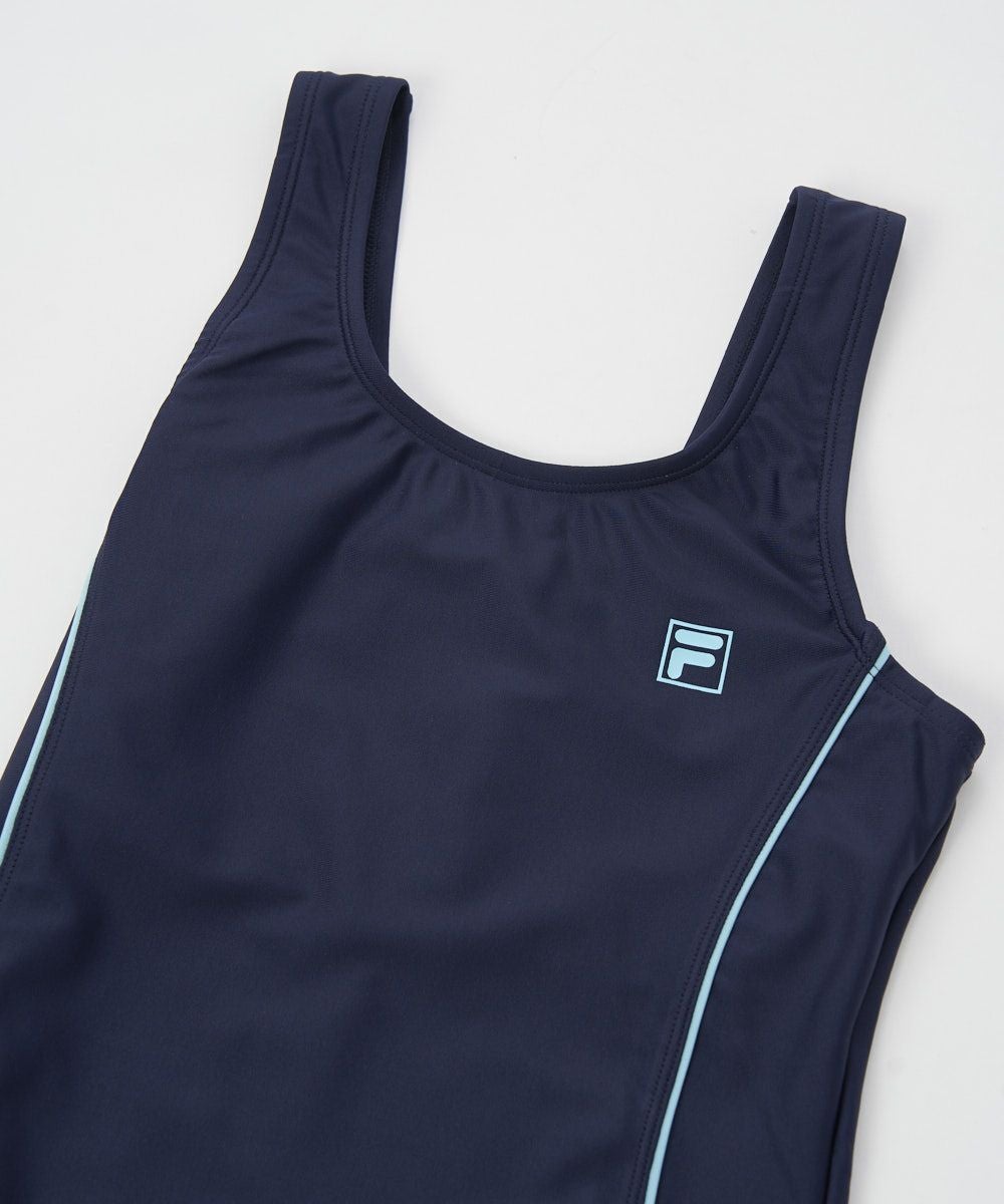 FILAキッズ セパレートスクール水着/ネイビー×サックス | OCEANweb