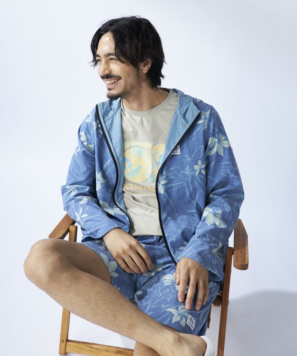 ocean pacificメンズ 「水陸両用」リバーシブルラッシュガード