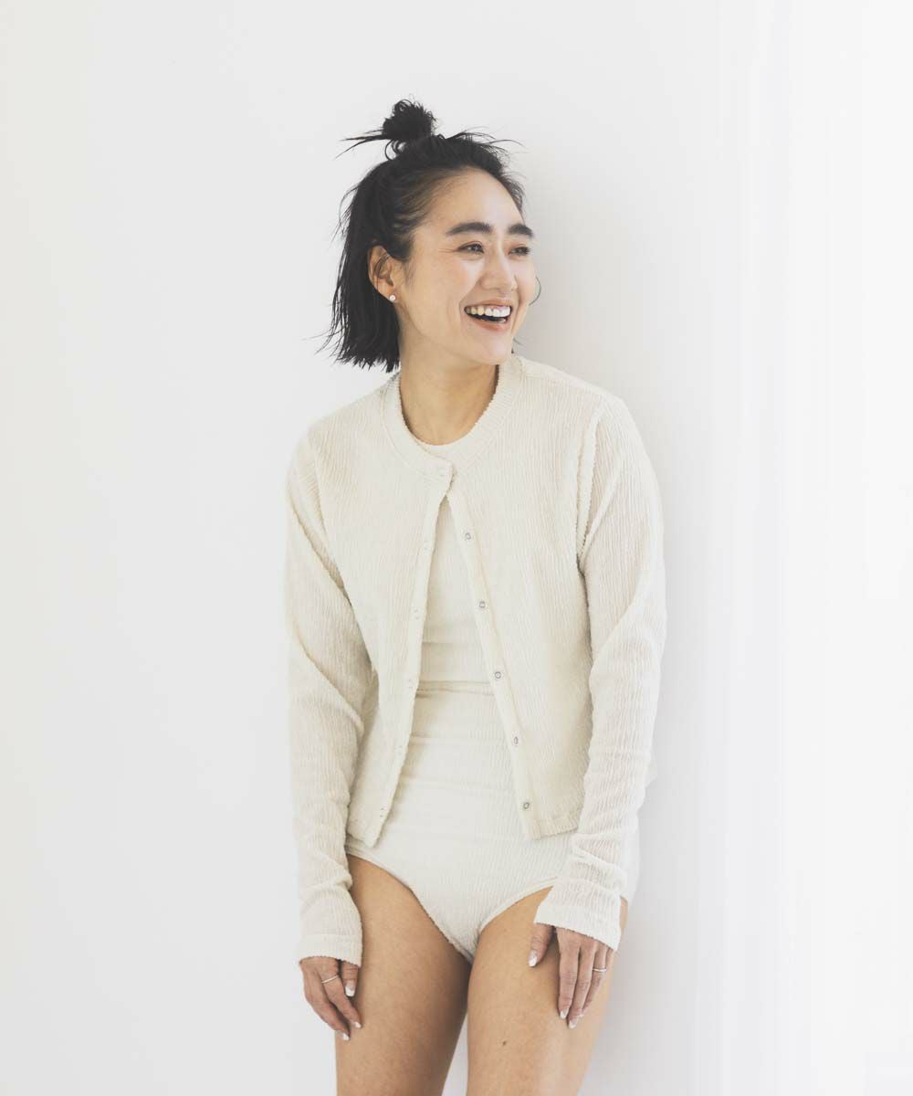 金子綾×ocean pacific×OSHMAN'S】 レディース 水着セットアップ ハイ