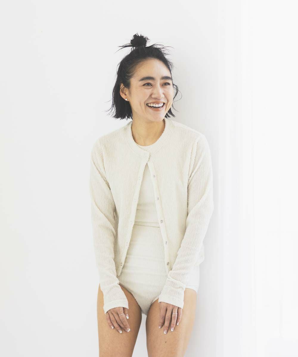 金子綾×ocean pacific×OSHMAN'S】 レディース 水着セットアップ ハイ