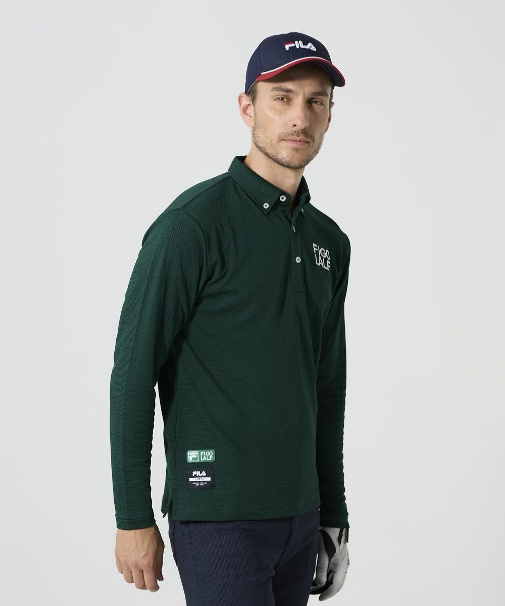 FILA GOLFメンズ 長袖ポロシャツ｜UVカット/保温/蓄熱 | OCEANweb
