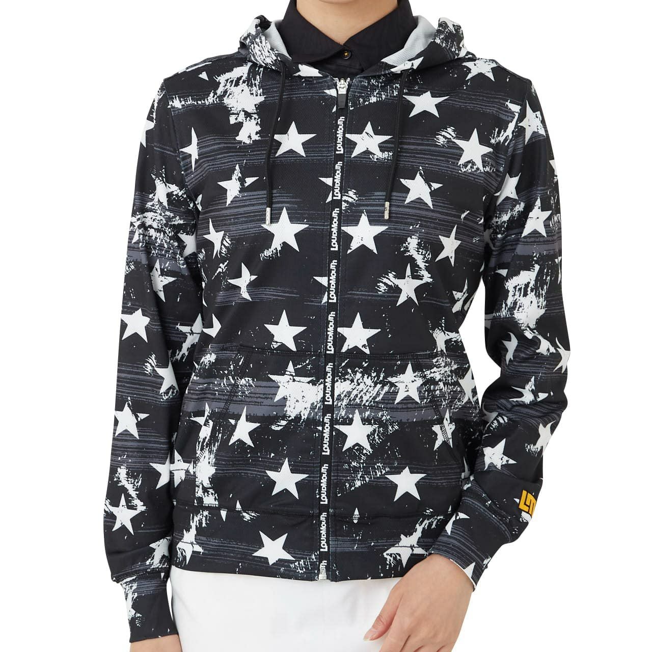 Loudmouth ダンボールニットセットアップComical Blot/LL LOUDMOUTHレディース ダンボールニットスウェット Comical Blot