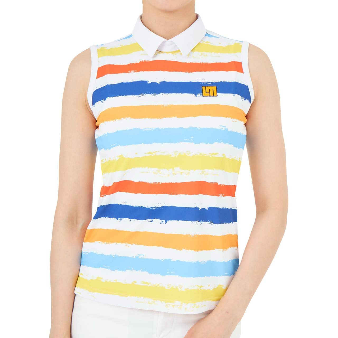 LOUDMOUTHレディース ストレッチツイル エンボススカート イエロー