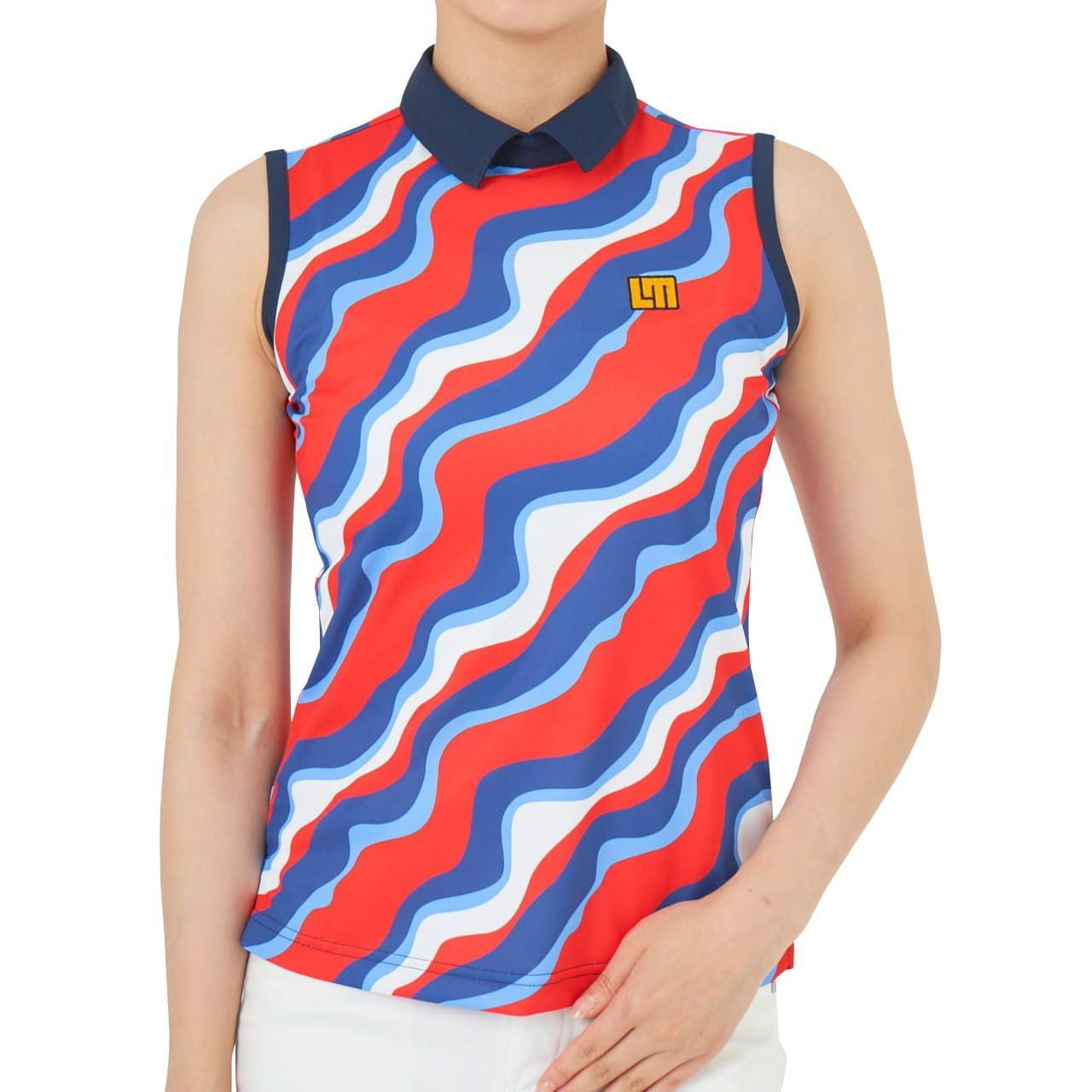 LOUDMOUTHレディース ストレッチツイル エンボススカート イエロー