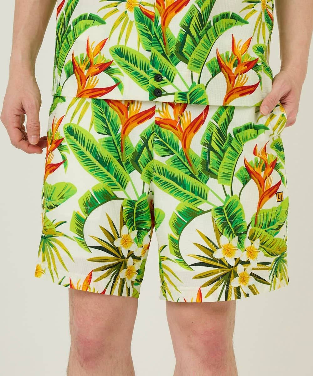 LOUDMOUTHメンズ ショートパンツ ストレッチサッカー素材