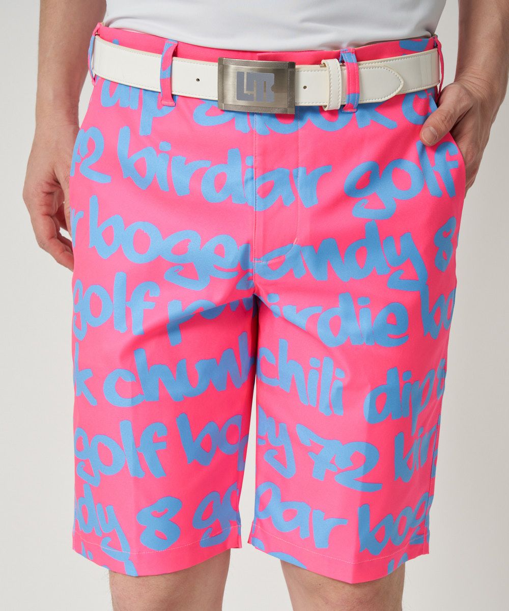 LOUDMOUTHメンズ ショートパンツ ストレッチサッカー素材