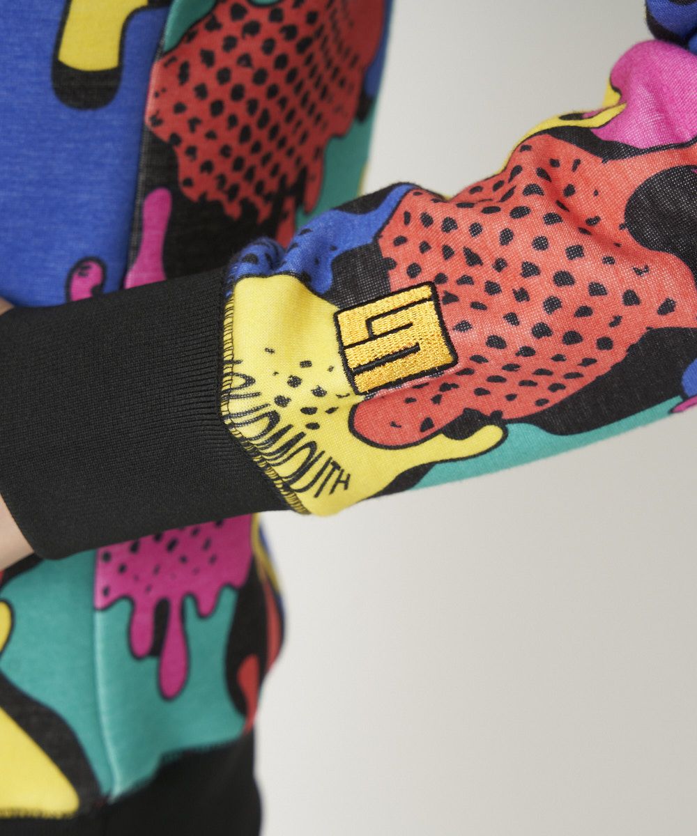 Loudmouth ダンボールニットセットアップComical Blot/LL LOUDMOUTHレディース ダンボールニットスウェット Comical Blot