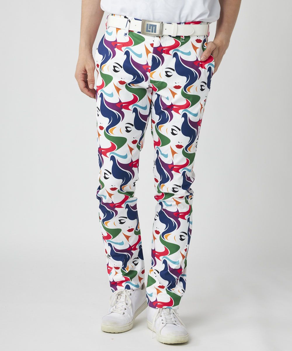 LOUDMOUTHメンズ ストレッチツイル 柄パンツ Splash Neon/スプラッシュ LOUDMOUTHメンズ ストレッチツイル 柄パンツ Splash Neon/スプラッシュ