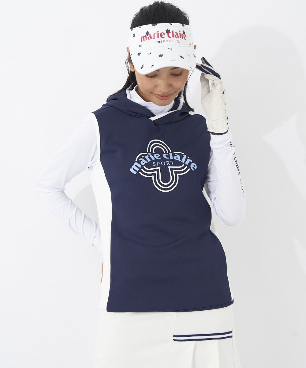 フード付きベストとインナーセット SPORT claire marie marie OCEANweb | ベスト＋インナーセット claireレディース レディースウェア