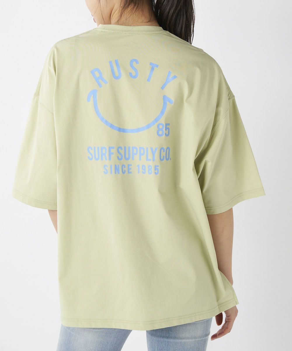 RUSTY レディース FISHING ユーティリティーシャツ（KHA）M RUSTYレディース 《シワになりにくい・軽量速乾・UPF50+≫ペアテックス