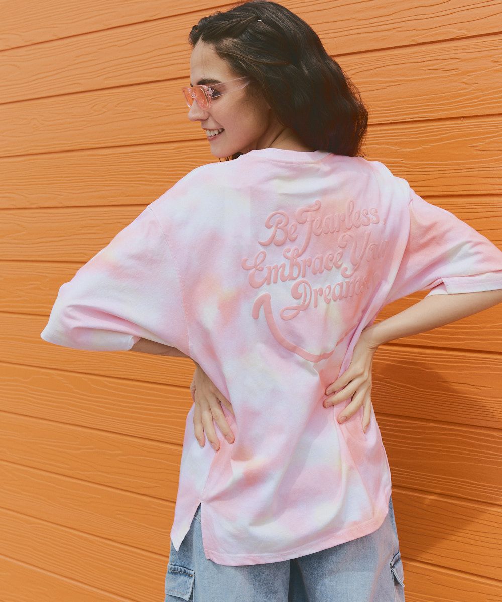 RUSTYレディース ニコちゃん Tシャツ タイダイ系 | OCEANweb