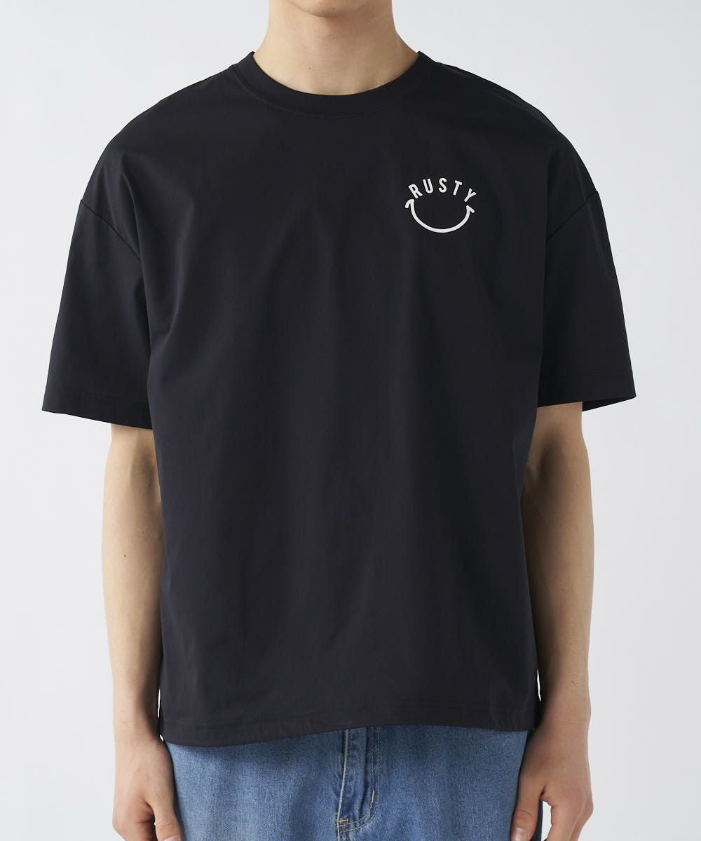 RUSTYメンズ R.3Dプリント ロゴTシャツ | OCEANweb（オーシャンウェブ
