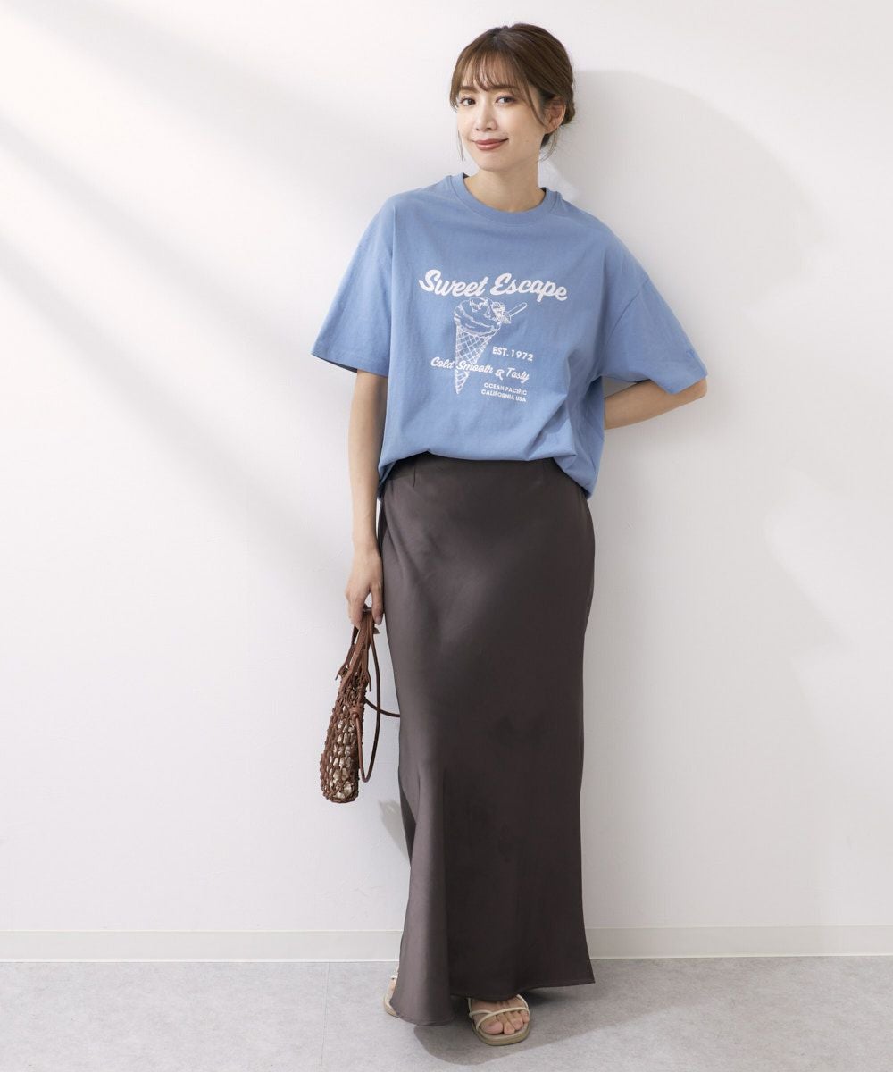 RNA アメリカン アイスクリーム 半袖Tシャツ レディースM M2679 アイスモンスタープリント TEE(M ホワイト): トップス - RNA