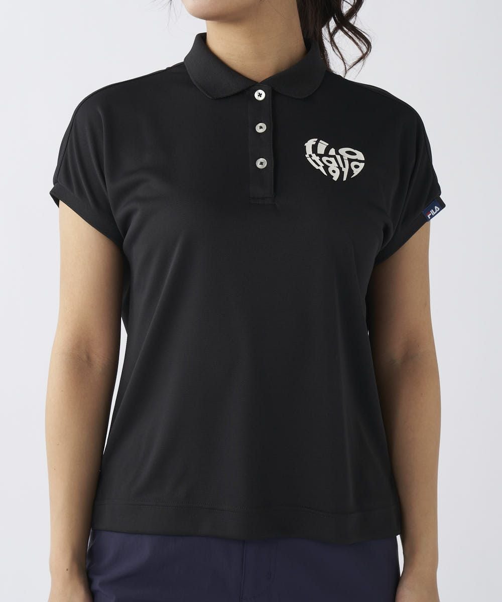 FILA GOLFレディース ブロック切り替えモックネックセーター
