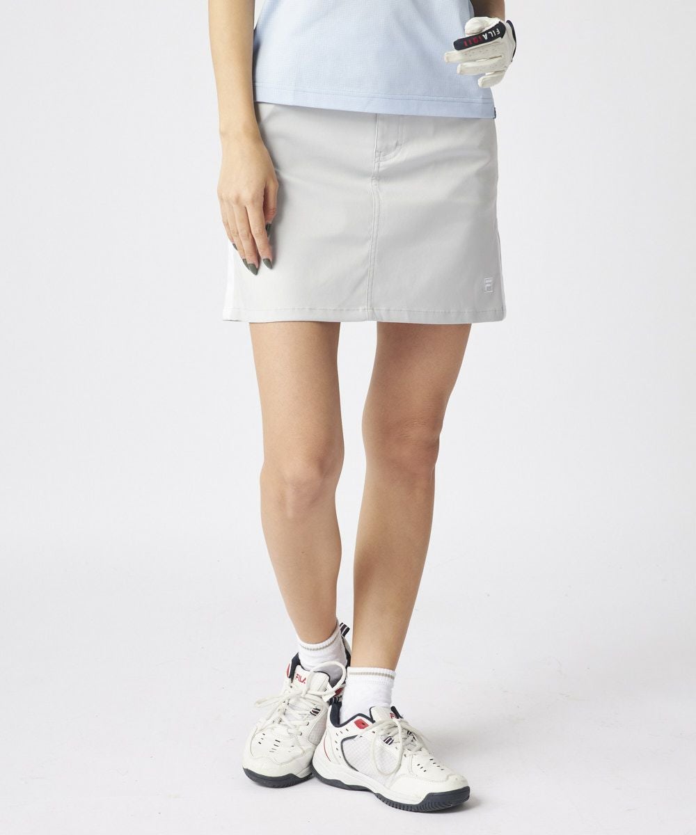 FILA GOLFレディース 裾ラインプリーツスカート|セットアップ可 | 撥水