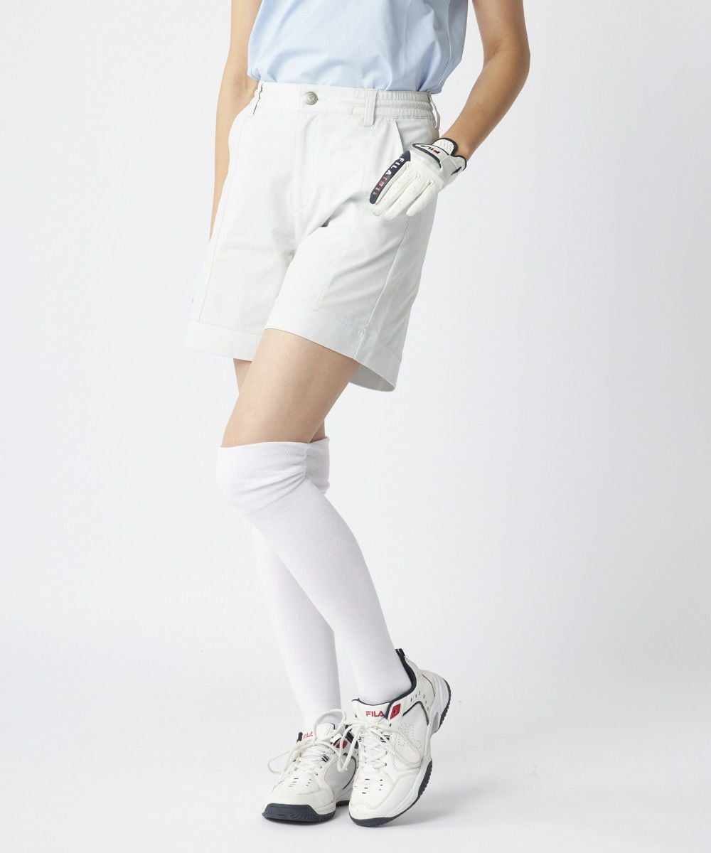 FILA メッシュ ホワイトショーツ2026春夏Lサイズ FILA メッシュ