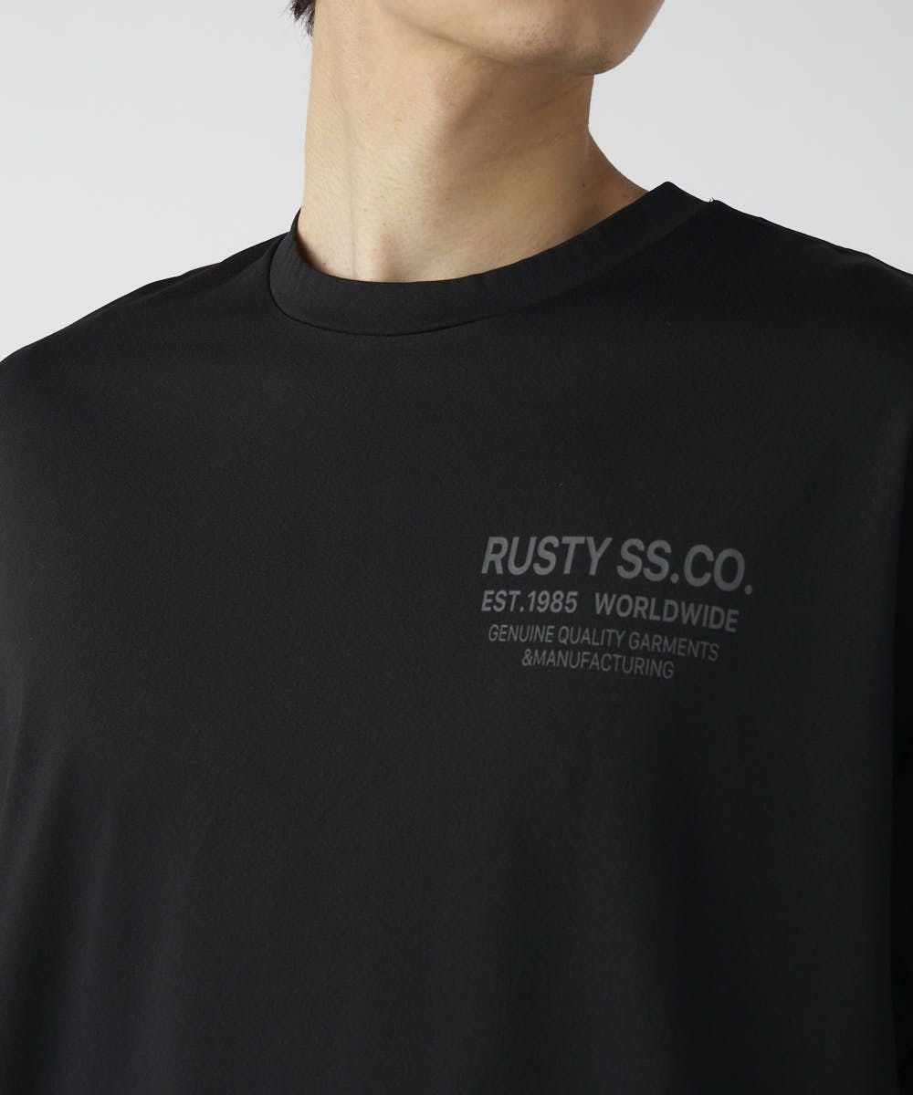 RUSTYメンズ 水陸両用 バックサークルロゴ 半袖Tシャツ | OCEANweb