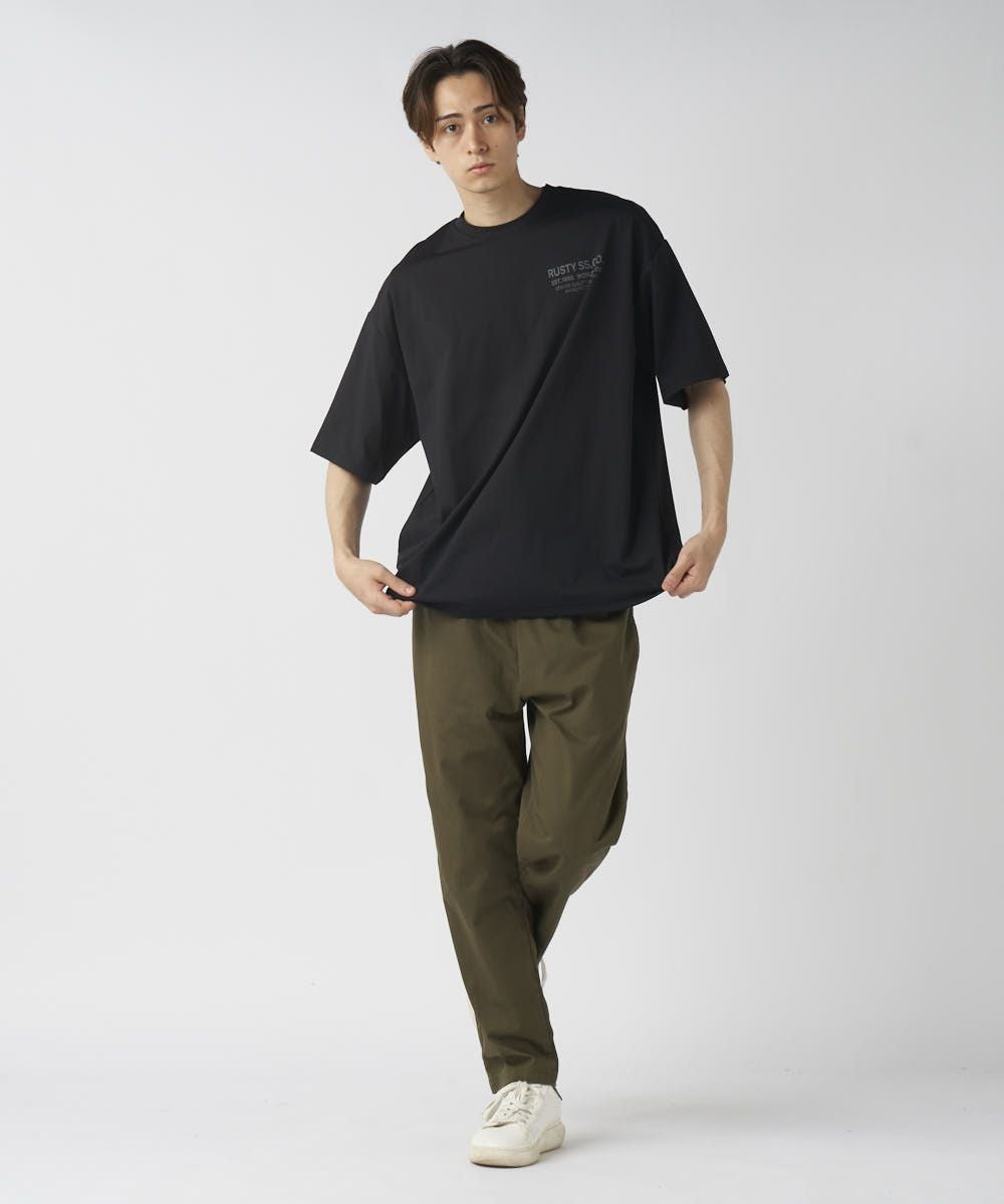 SALSATIONWEAR オーバーサイズTシャツ RUST M Buy Muville - Rust Oversized Fit Graphic Print T-Shirt| Rare Rabbit