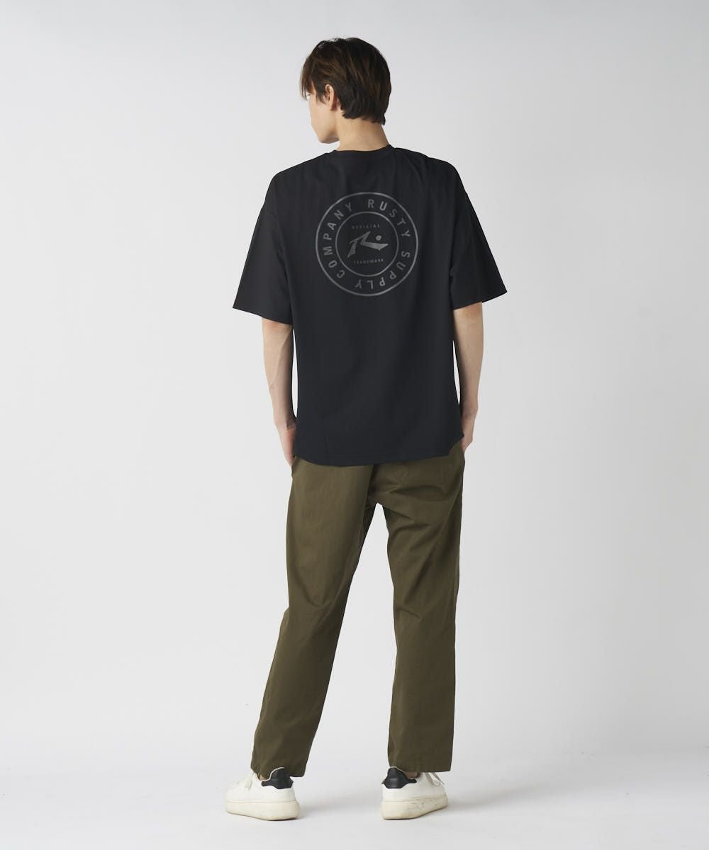 RUSTYメンズ 水陸両用 バックサークルロゴ 半袖Tシャツ | OCEANweb