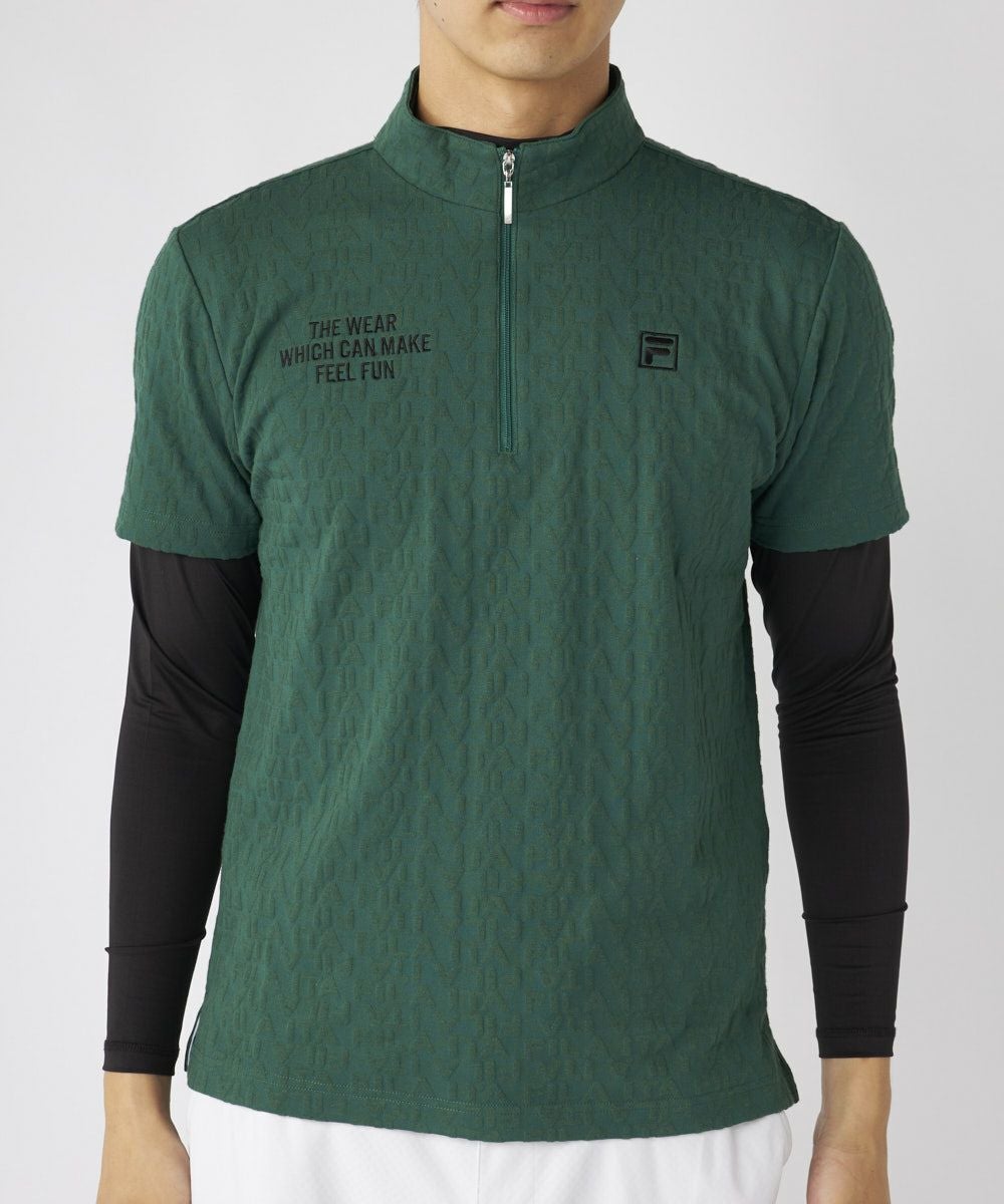 FILA GOLFメンズ ハーフジップ半袖シャツインナーセット | OCEANweb