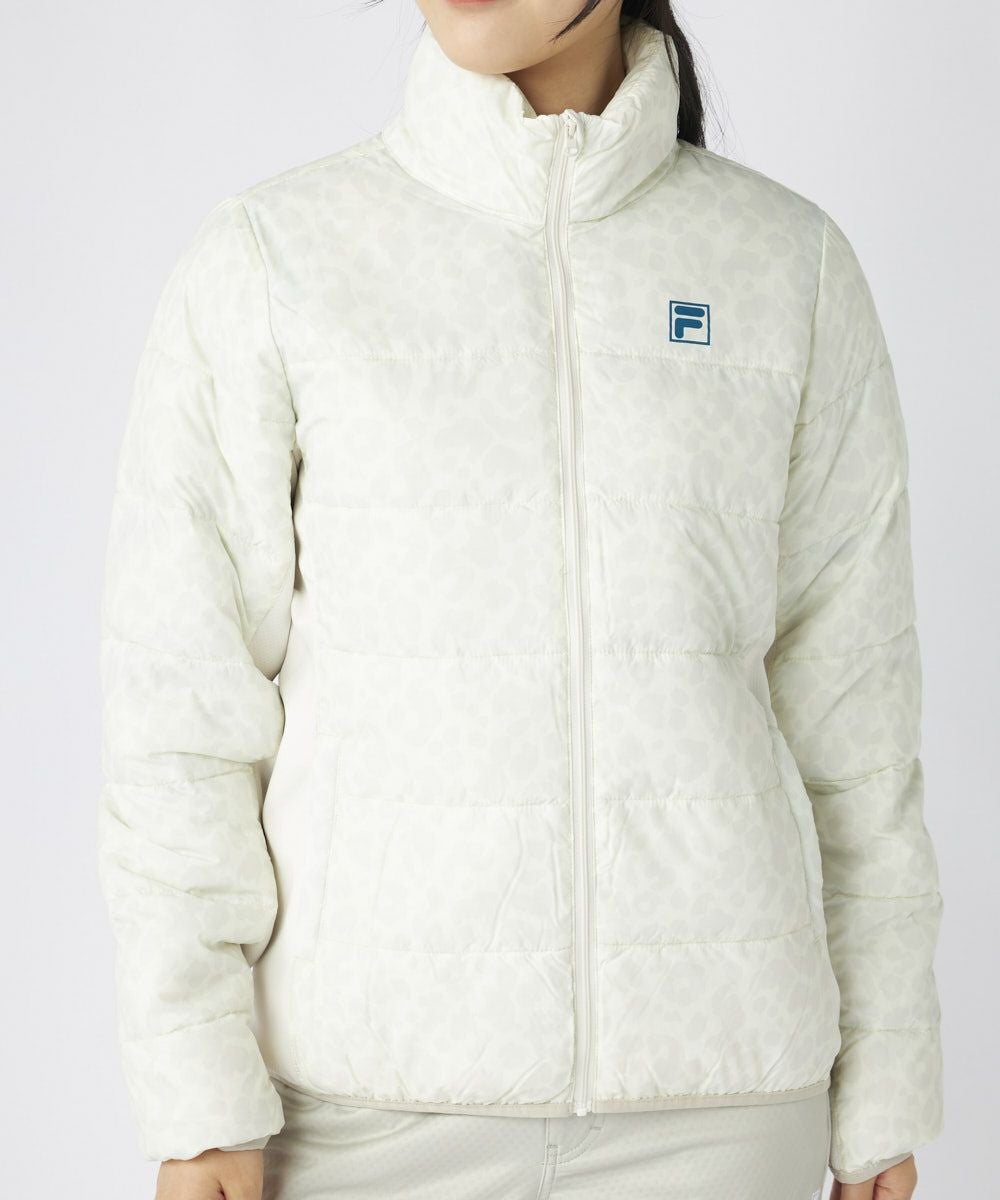 FILA GOLFレディース レオパード柄ライトダウンジャケット | OCEANweb