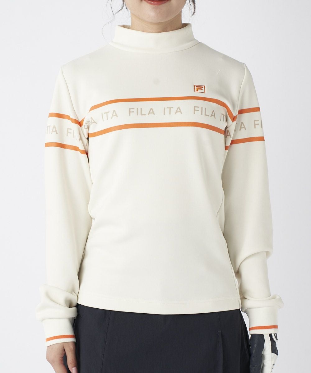 FILA GOLFレディース 裏起毛長袖モックネックシャツ | OCEANweb