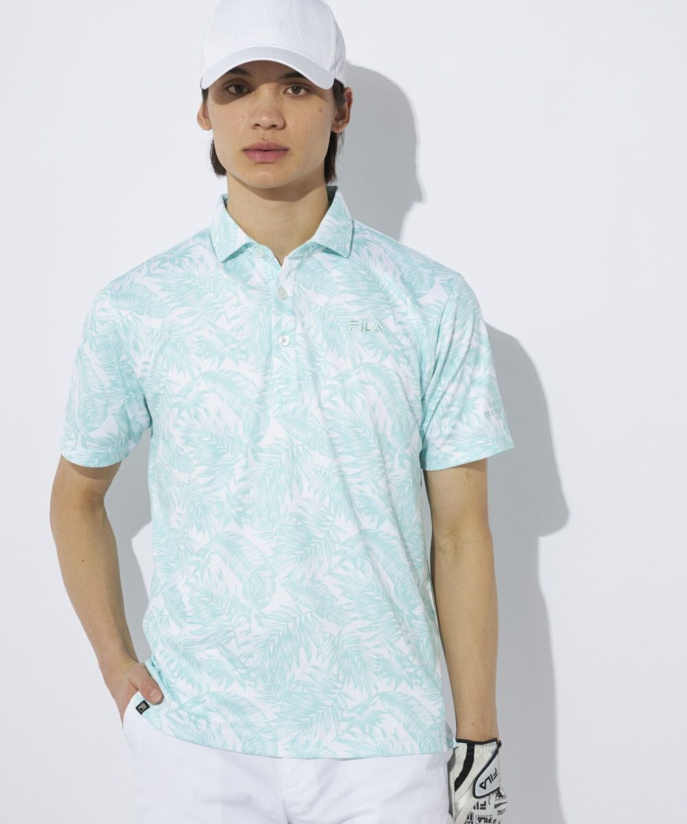 FILA GOLFメンズ ボタニカル柄半袖シャツ | OCEANweb（オーシャン