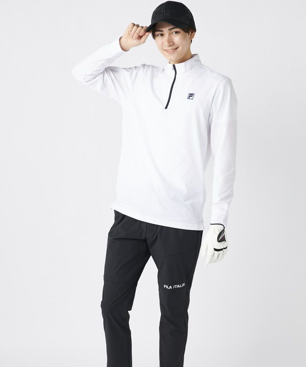 FILA GOLFメンズ ハーフジップ長袖シャツ | OCEANweb（オーシャン