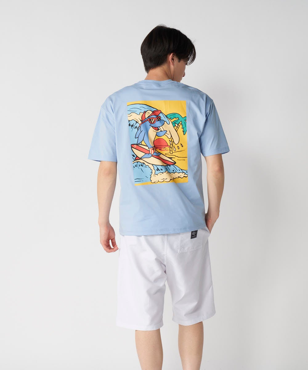 ocean pacificメンズ 水陸両用 フロントロゴ《シワになりにくい・軽量