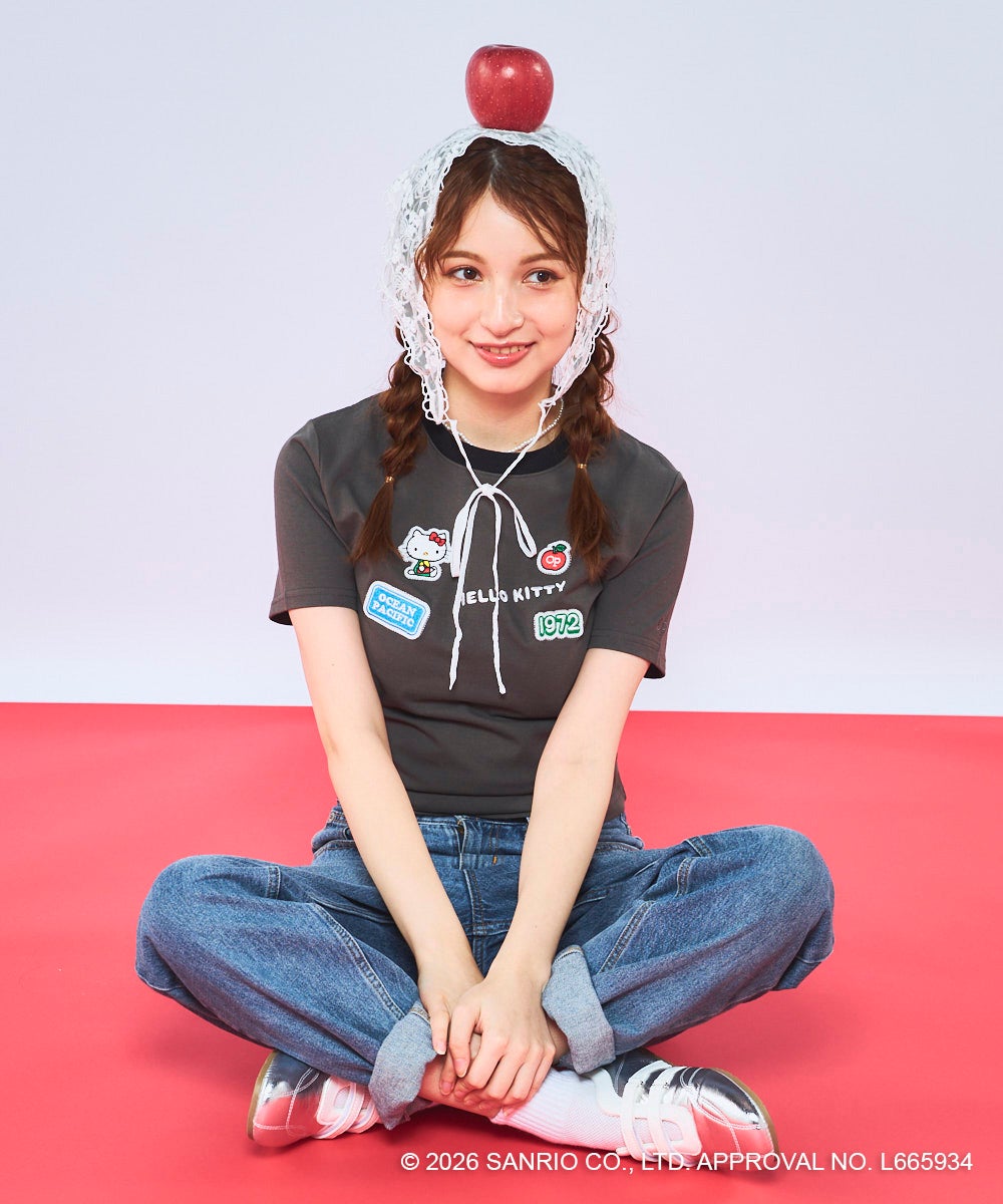ケイティkatie ボーリングシャツ新品 POWER TO THE PEOPLE】リネンライク ボーリングシャツ チェリー柄 – Ha