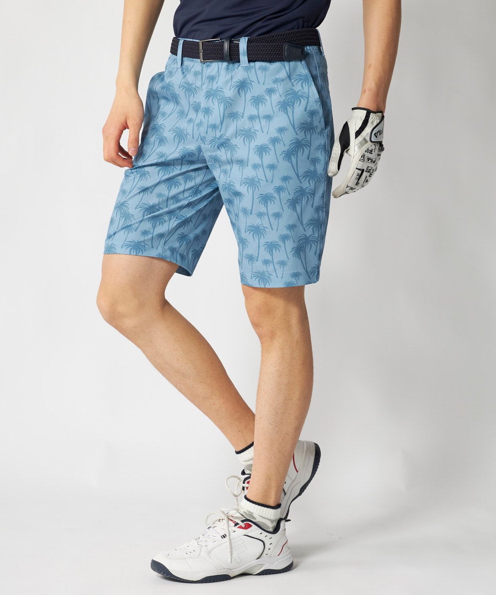 FILA GOLFメンズ パームツリー柄ショートパンツ | OCEANweb