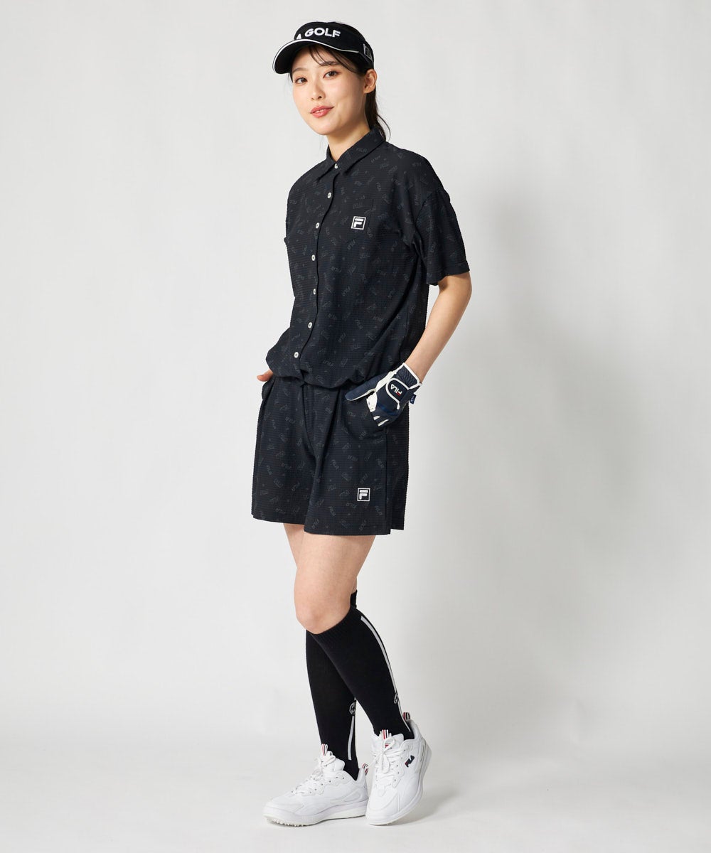 FILA GOLFレディース シアサッカーショートパンツ | セットアップ可