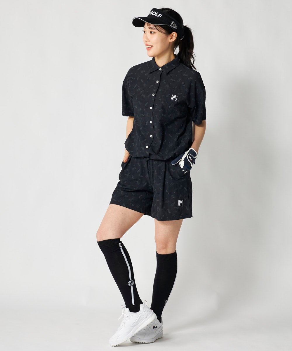 FILA GOLFレディース シアサッカーショートパンツ | セットアップ可