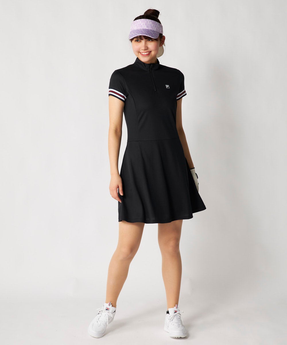 FILA GOLFレディース 【NET限定】袖ライン入りワンピース | OCEANweb