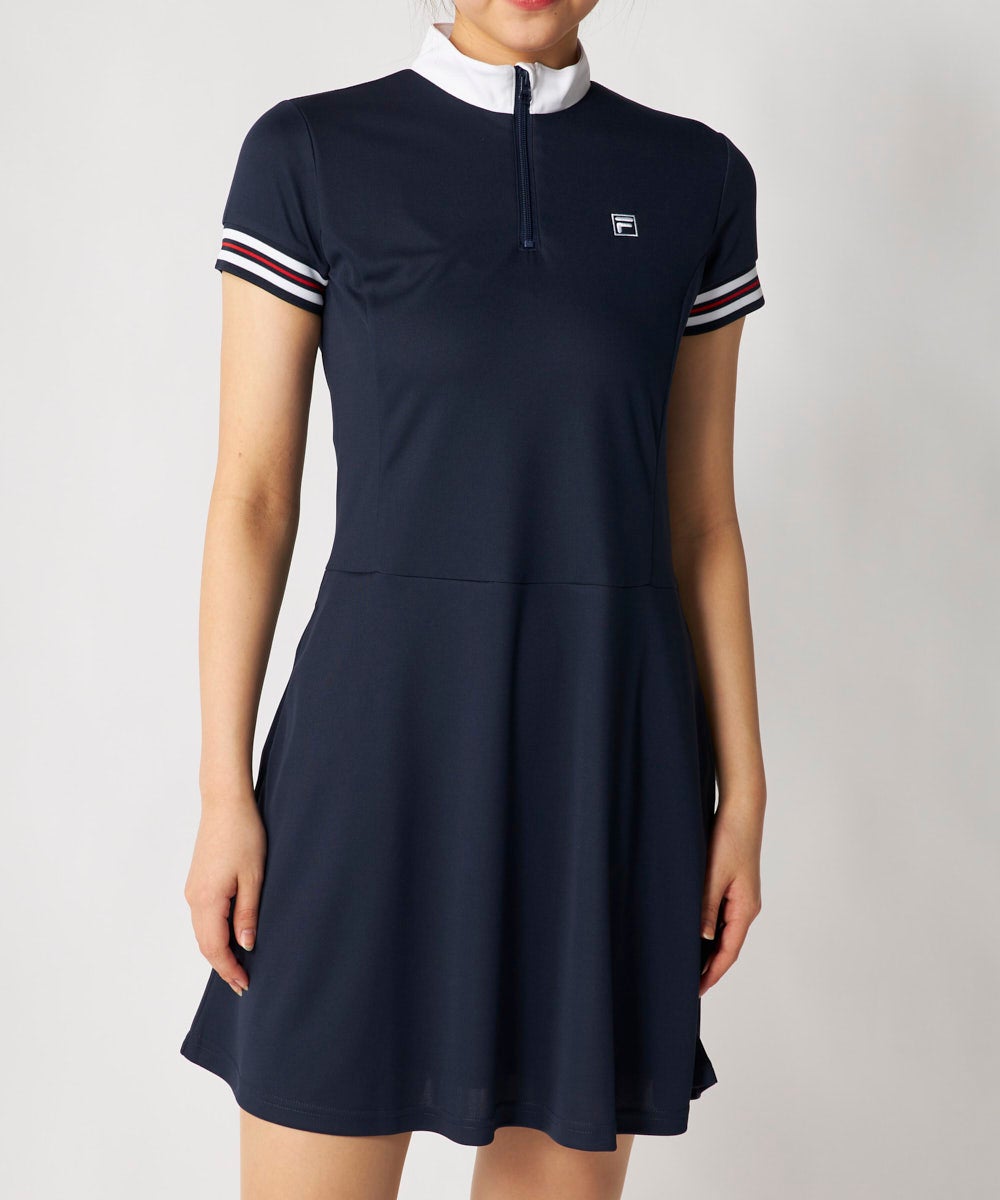 FILA GOLFレディース 【NET限定】袖ライン入りワンピース | OCEANweb