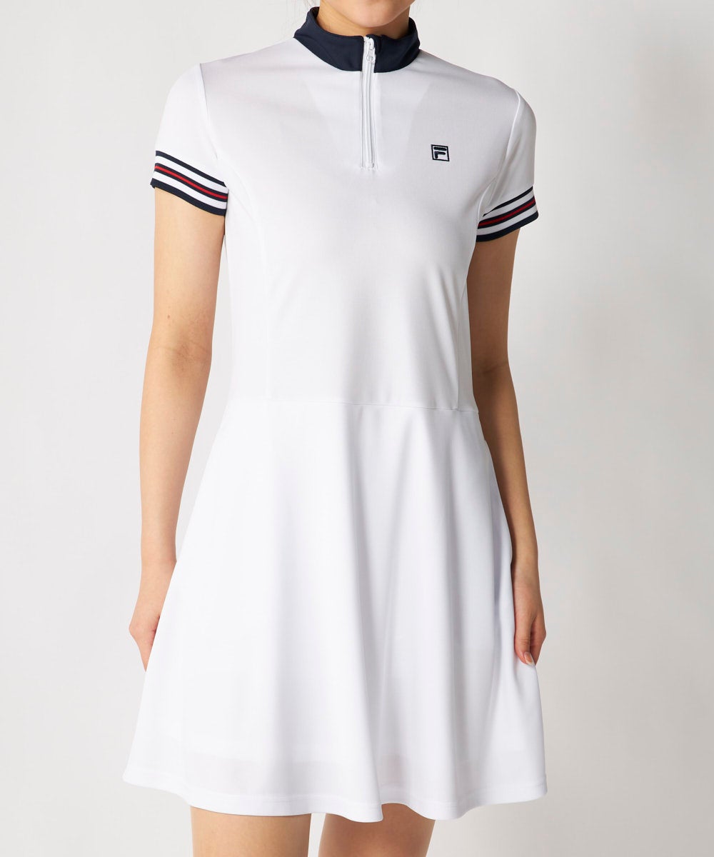 FILA GOLFレディース 【NET限定】袖ライン入りワンピース | OCEANweb