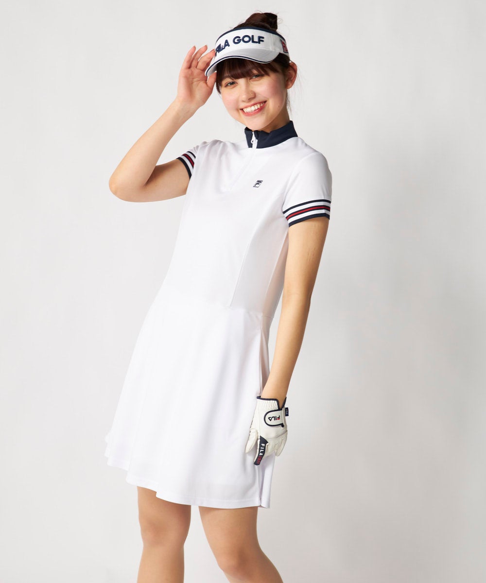 FILA GOLFレディース 【NET限定】袖ライン入りワンピース | OCEANweb