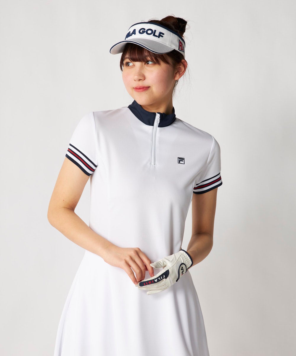 FILA GOLFレディース 【NET限定】袖ライン入りワンピース | OCEANweb