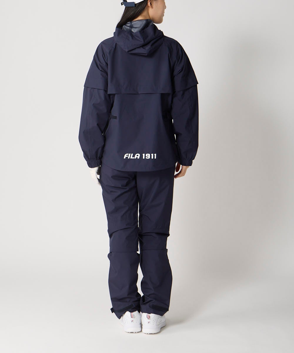 FILA GOLFレディース 収納袋付きレインウェア上下セット | OCEANweb